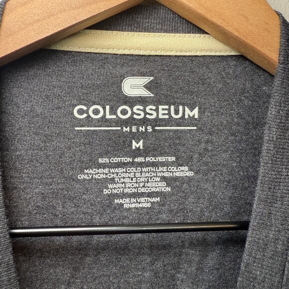 Colosseum Men's Purdue Boilermakers Short Sleeve T-shirt Gray Size Medium - Picture 3 of 4